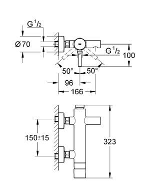 Смеситель Grohe Essence для ванны 33624000