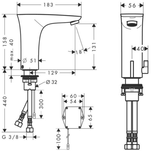 Смеситель Hansgrohe PuraVida для раковины 151704