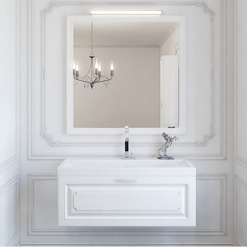 Мебель для ванной Aqwella Империя 100 (белый)