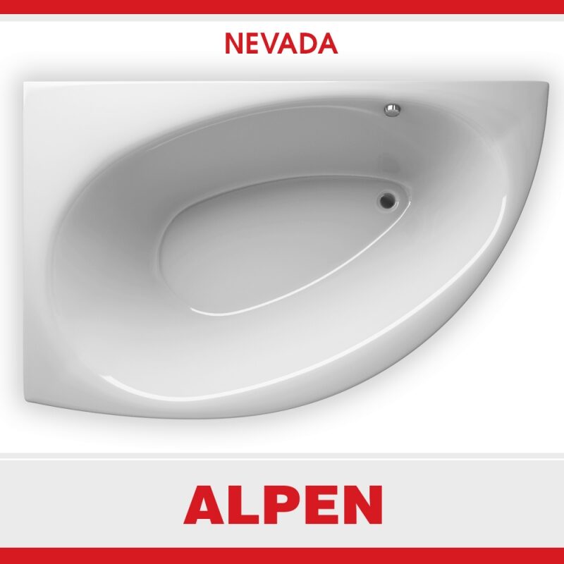 Акриловая ванна ALPEN Nevada 140 L