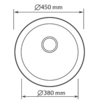 Мойка из нержавеющей стали Seaman Eco Roma SMR-450B