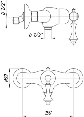 Смеситель для душа Migliore Bomond ML.BMD-9738