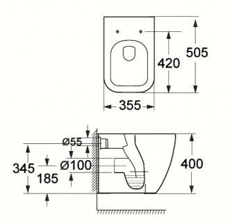 Унитаз подвесной Belbagno Alpina BB10100CH