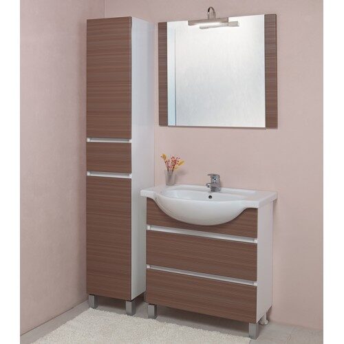 Мебель для ванной Onika Элита Штрокс коричневый 60 (комплект)