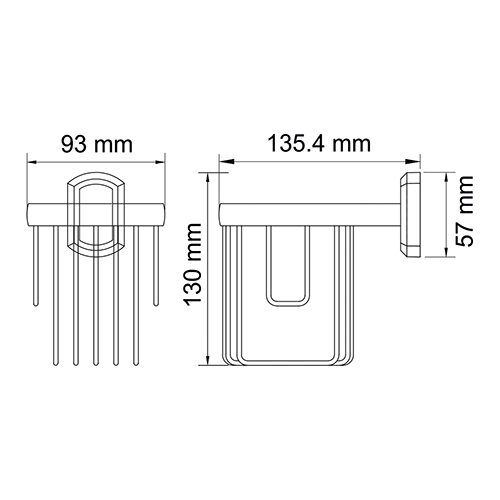 Держатель освежителя WasserKRAFT Oder К-3045