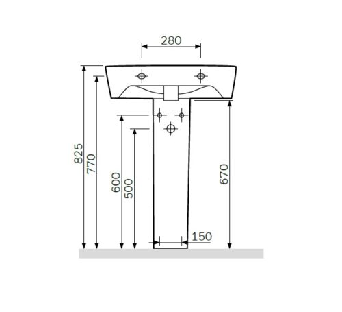 C704910WH Spirit V2.0 Пьедестал