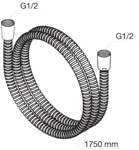 760400264 Душ.шланг, 1750 мм, шт