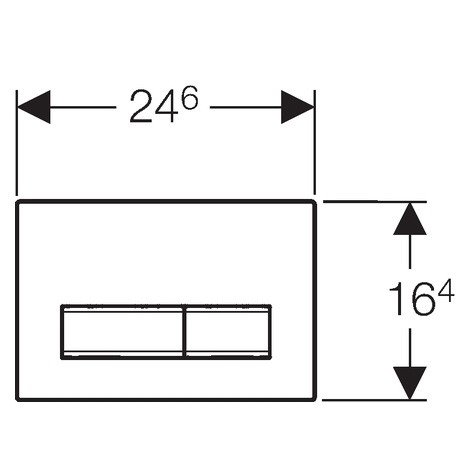 Клавиша смывная Geberit Sigma 50 (115.788.GH.5)