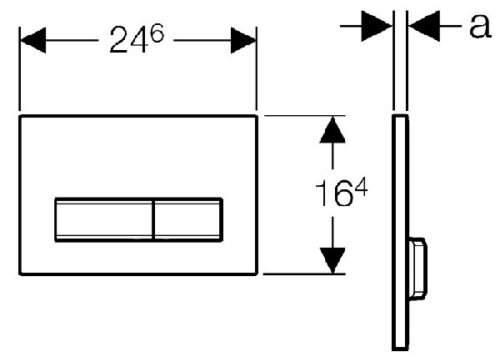 Клавиша Geberit Sigma 50 115.788.00.5