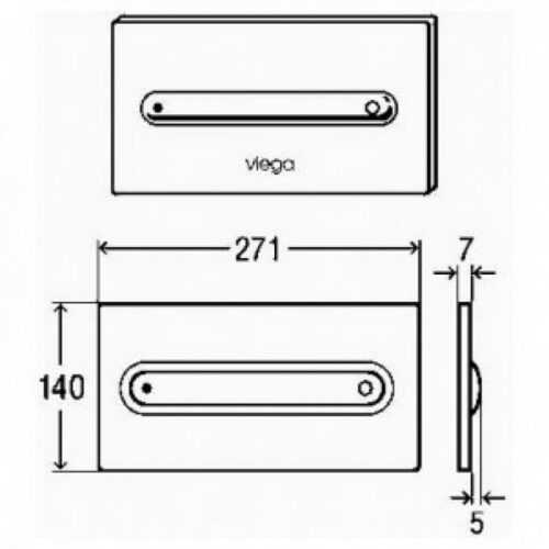 Клавиша Visign for Style 11 белая 597108