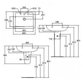 Раковина Ideal Standard Eurovit V302901