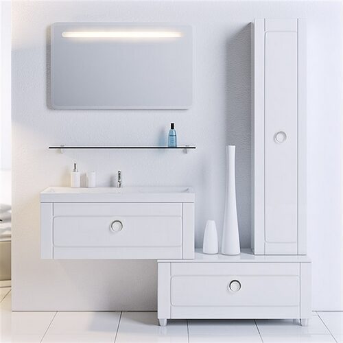Мебель для ванной Aqwella Инфинити 80 (белый)