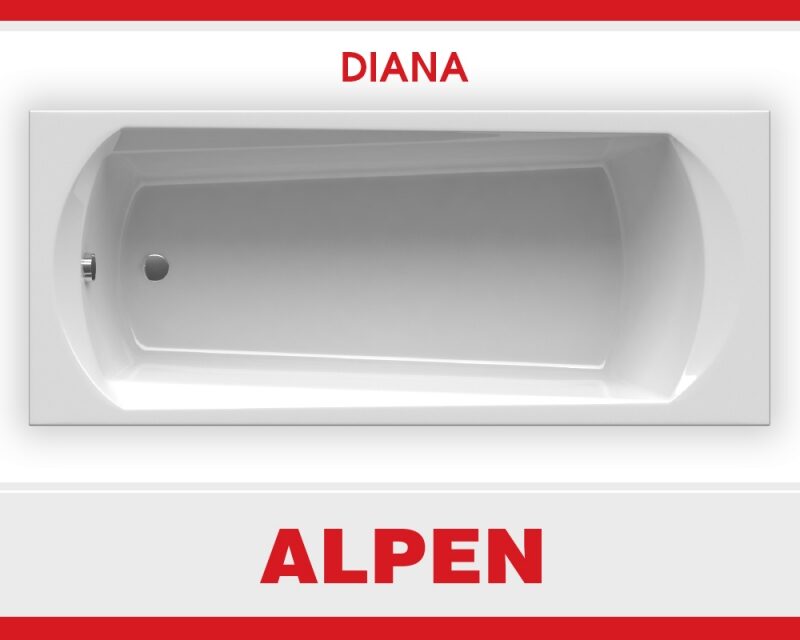 Акриловая ванна ALPEN Diana 130