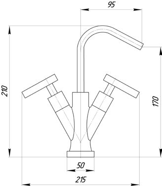 Смеситель для биде Migliore Syntesi ML.SNS-7944