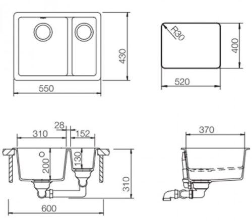 Teka Radea 550/370 TG