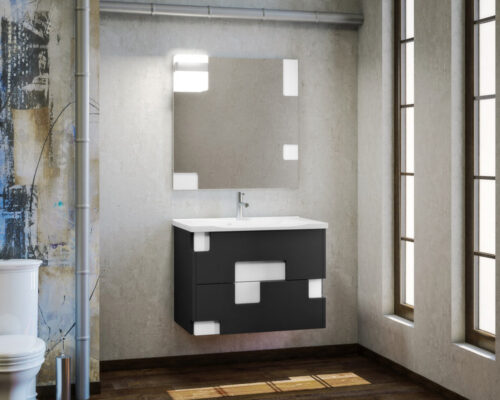 Мебель для ванной SMiLE Санторини 80 Серый