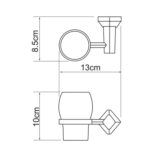 Подстаканник WasserKRAFT Aller K-1128