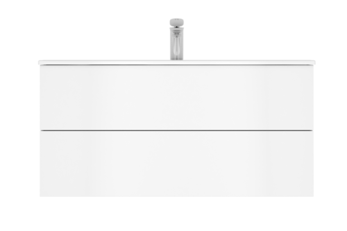M70AFHX1002WG SPIRIT 2.0, База под раковину, подвесная, 100 см, ящики push-to-open, цвет: белый, гля