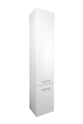 M81CHR0356WG Like S, шкаф-колонна, подвесной, правый, 35 см, двери, белый, глянец, ш