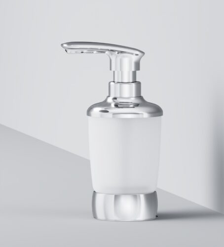 A3031900 Sensation, Стеклянный диспенсер для жидкого мыла, отдельно стоящий, хром, шт