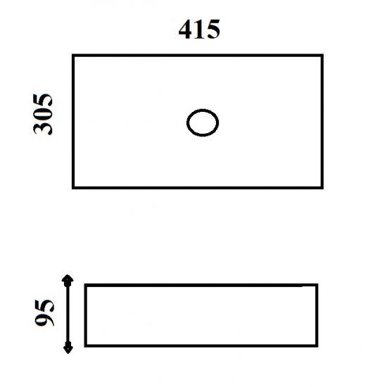 Раковина Melana White 800-78014