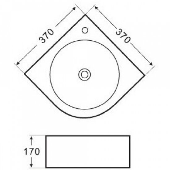 Раковина Melana 5P 800-7929 (5006)